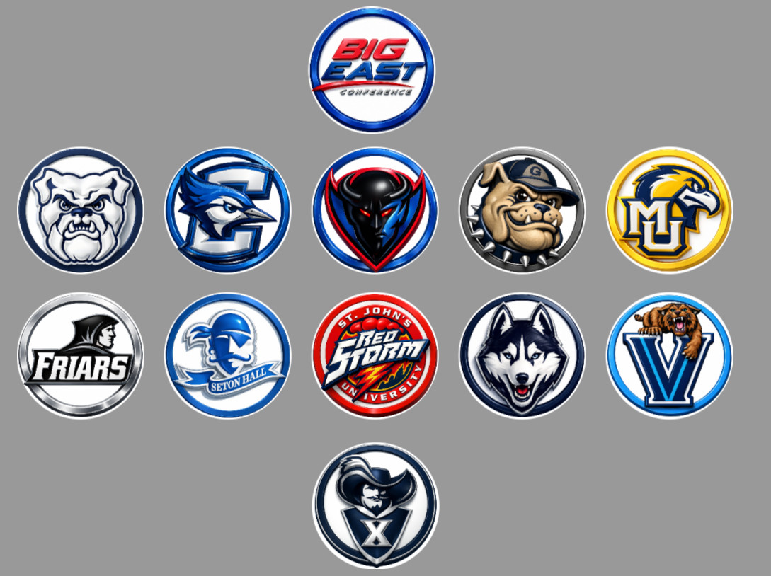 Handmade D1 Collage Hoops Fan Standing 1″ Magnets Conference or All 364 teams