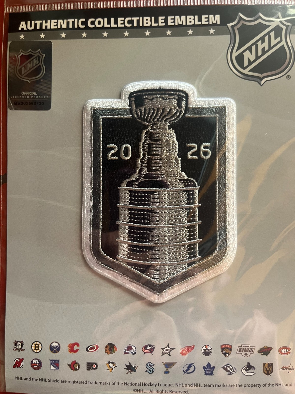 2026 NHL STANLEY CUP FINAL PATCH PLAYER JERSEY STYLE OFFICIAL L ICENSED SHIP NOW