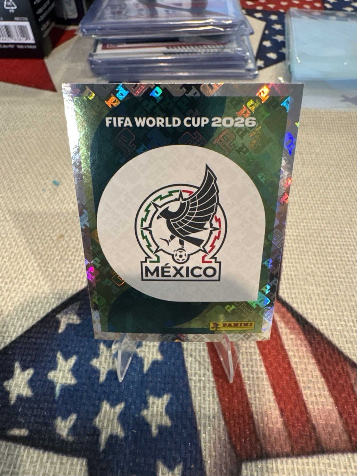 MEXICO TEAM LOGO 2026 Panini World Cup Sticker MEX1