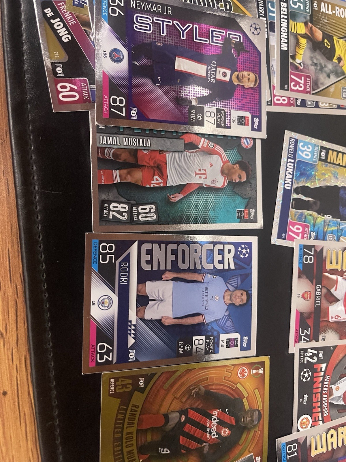 lot Topps 400 Soccer football Cards silver Chrome Gold Europe Messi Halland