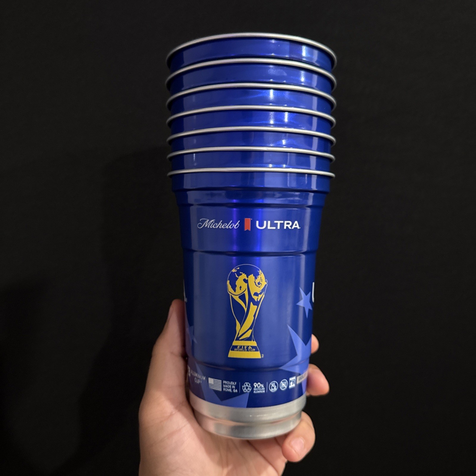 DALLAS ⭐️ Semi Finals FIFA World Cup 2026 Michelob Ultra 1 Aluminum Cup RARE