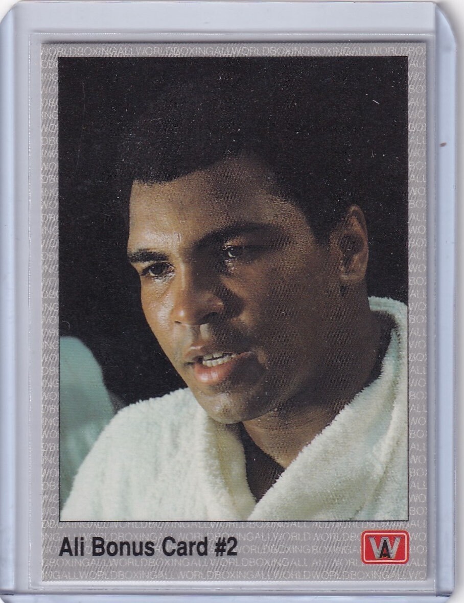 1991 AW Sports Boxing Muhammad Ali #22 Bonus Card #2