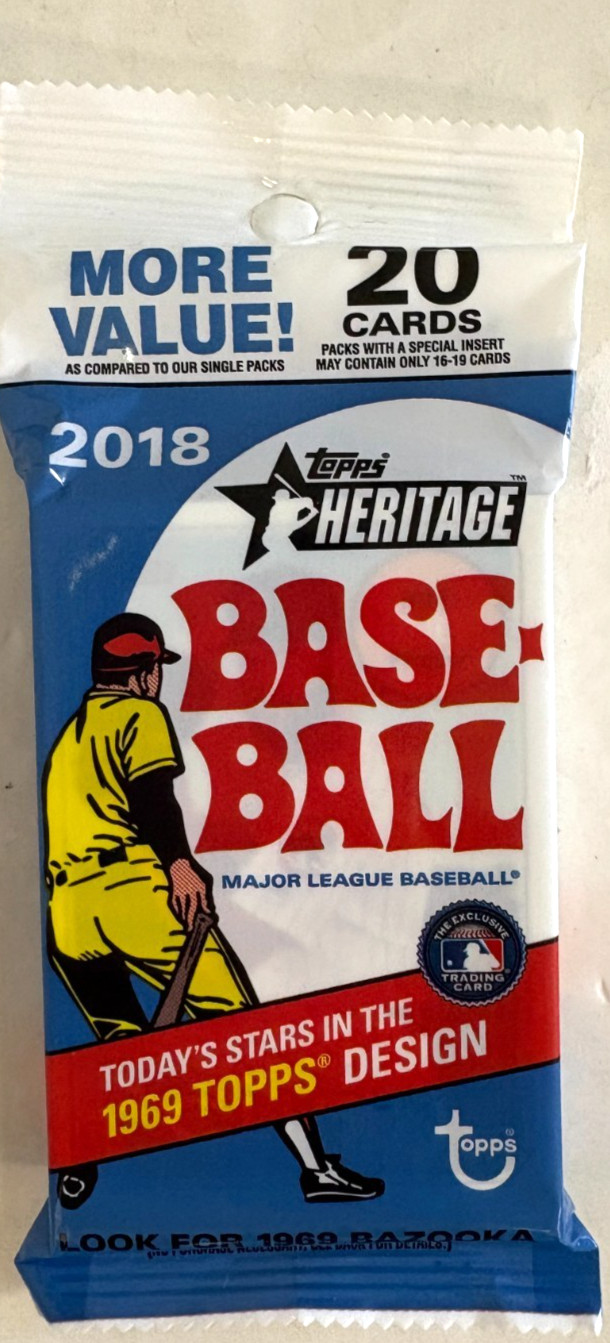 2018 TOPPS HERITAGE BASEBALL FAT PACK ( OHTANI, SOTO AND ACUNA ???)