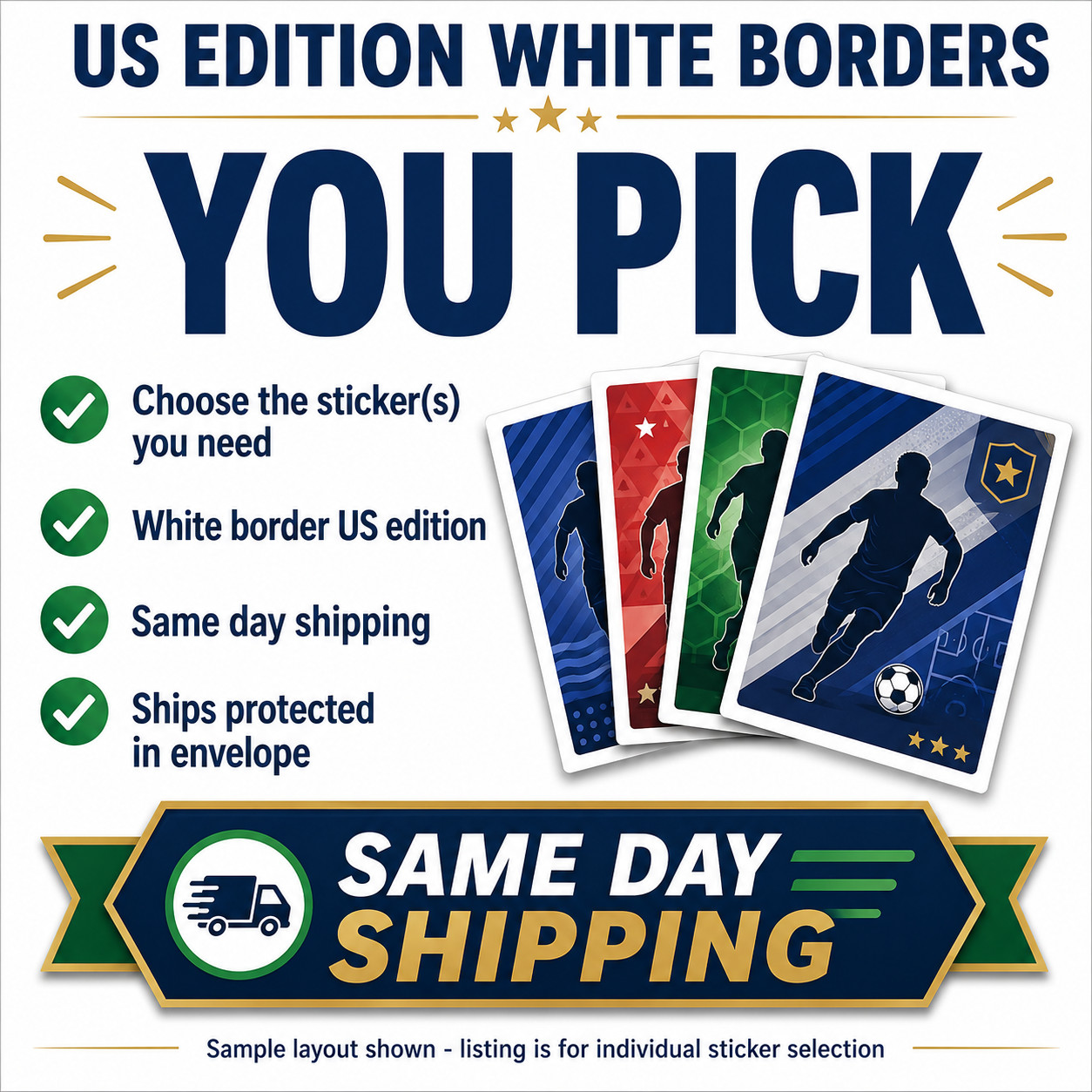 2026 Panini FIFA World Cup Stickers – YOU PICK – #MEX1 – #SCO20 – GROUP A B C