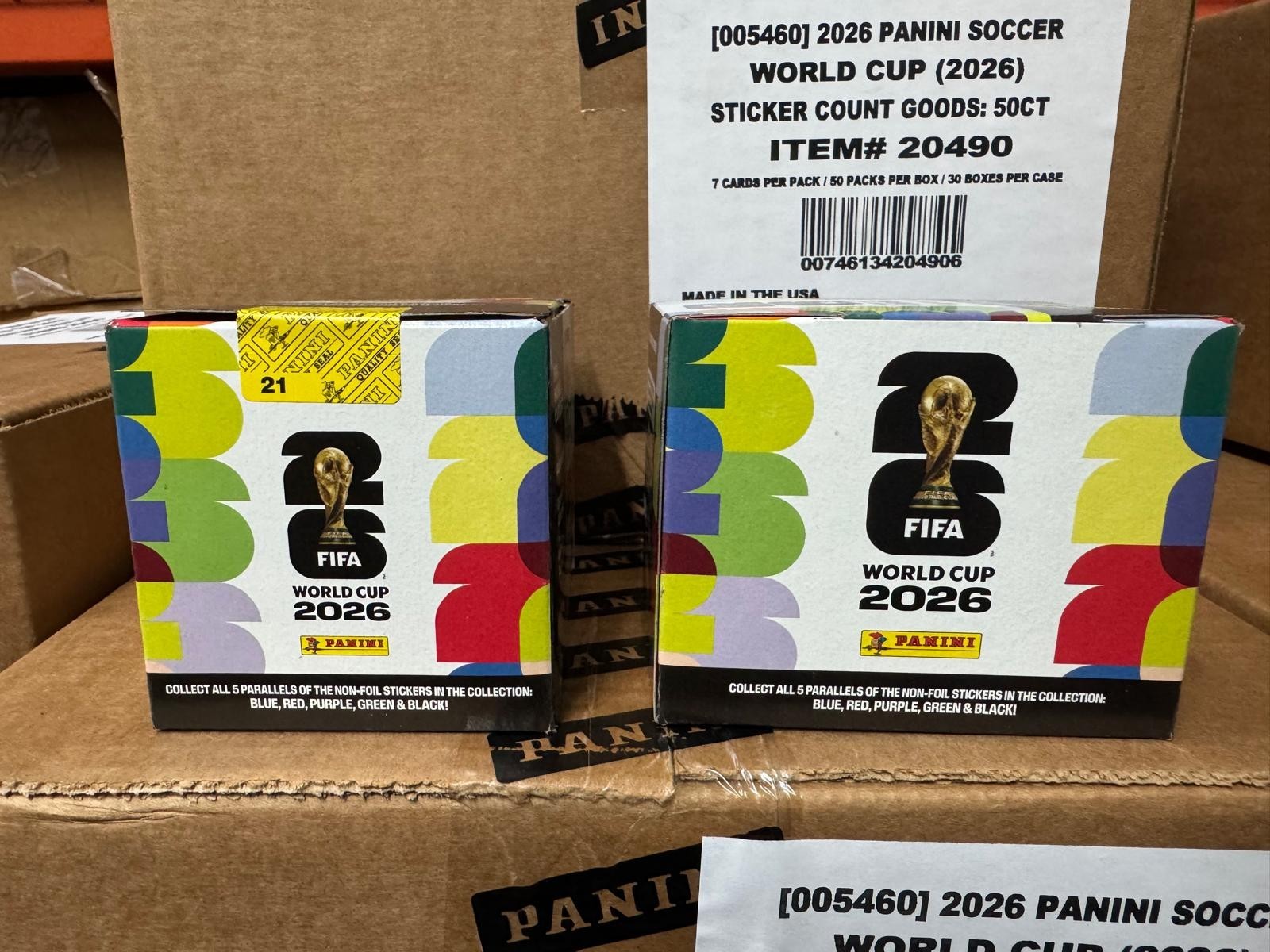 Panini FIFA Copa Mundial 2026 Album Tapa Dura + 3 x Cajas ENVIO MISMO DIA!