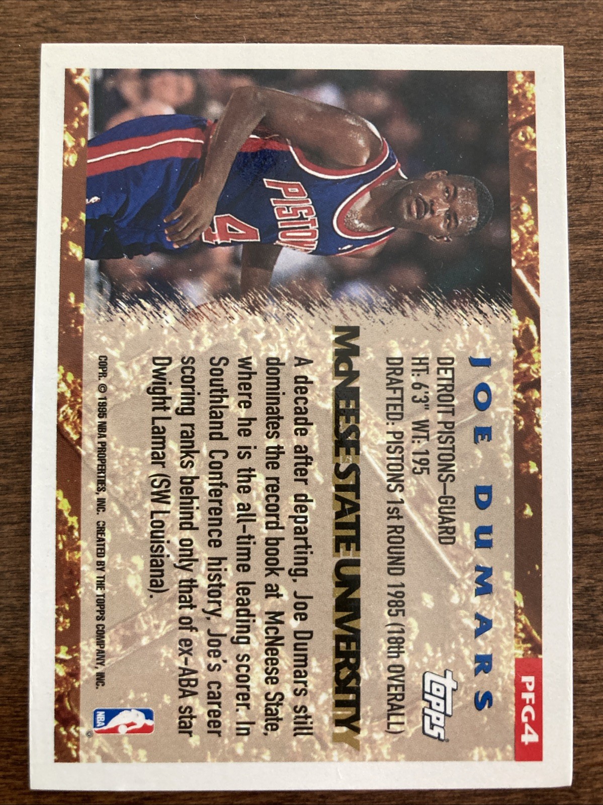 1995-1996 Topps Basketball – PAN FOR GOLD – Lot of 4 Different Cards -See Photos