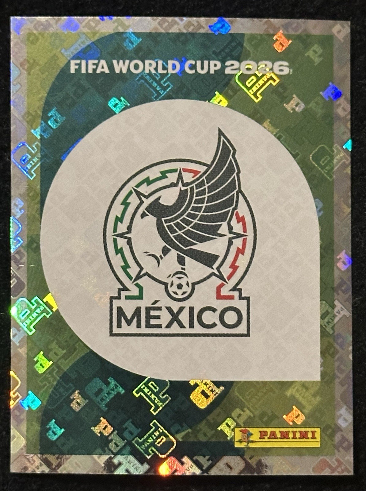 Panini FIFA World Cup 2026 Sticker Mexico Team Crest Badge Logo MEX 1