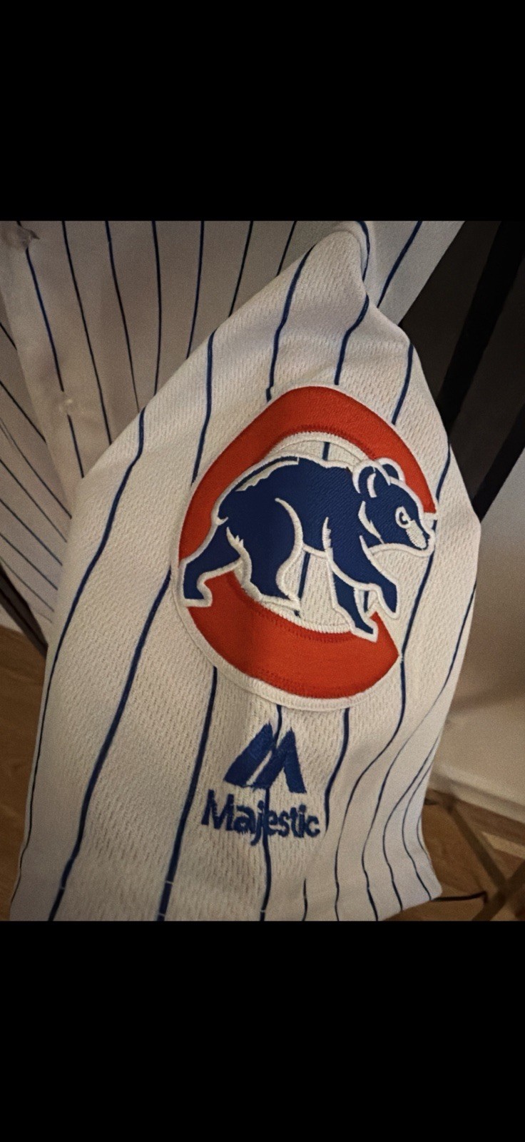 Chicago Cubs Anthony Rizzo44 Majestic Authentic Flex Base Jersey 2016 WS Patch44