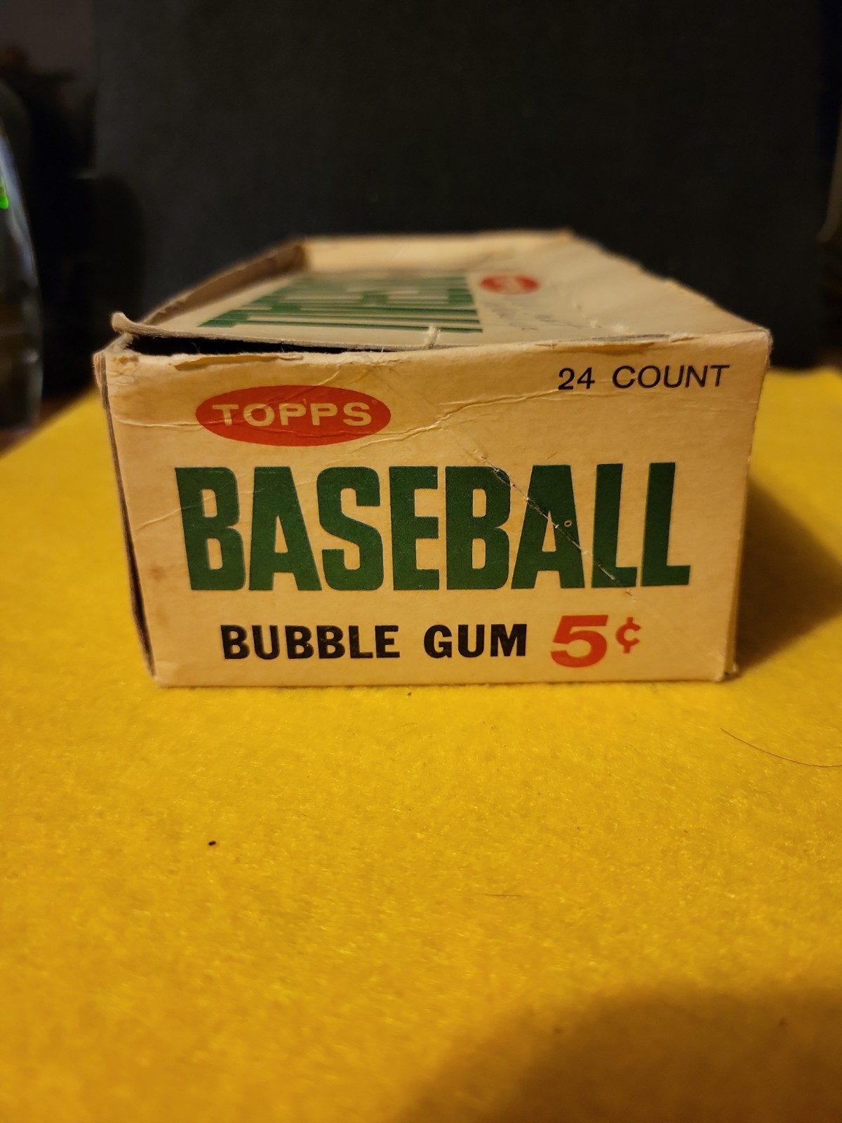 1964 TOPPS BASEBALL EMPTY WAX PACK DISPLAY BOX (Box Only) Rare