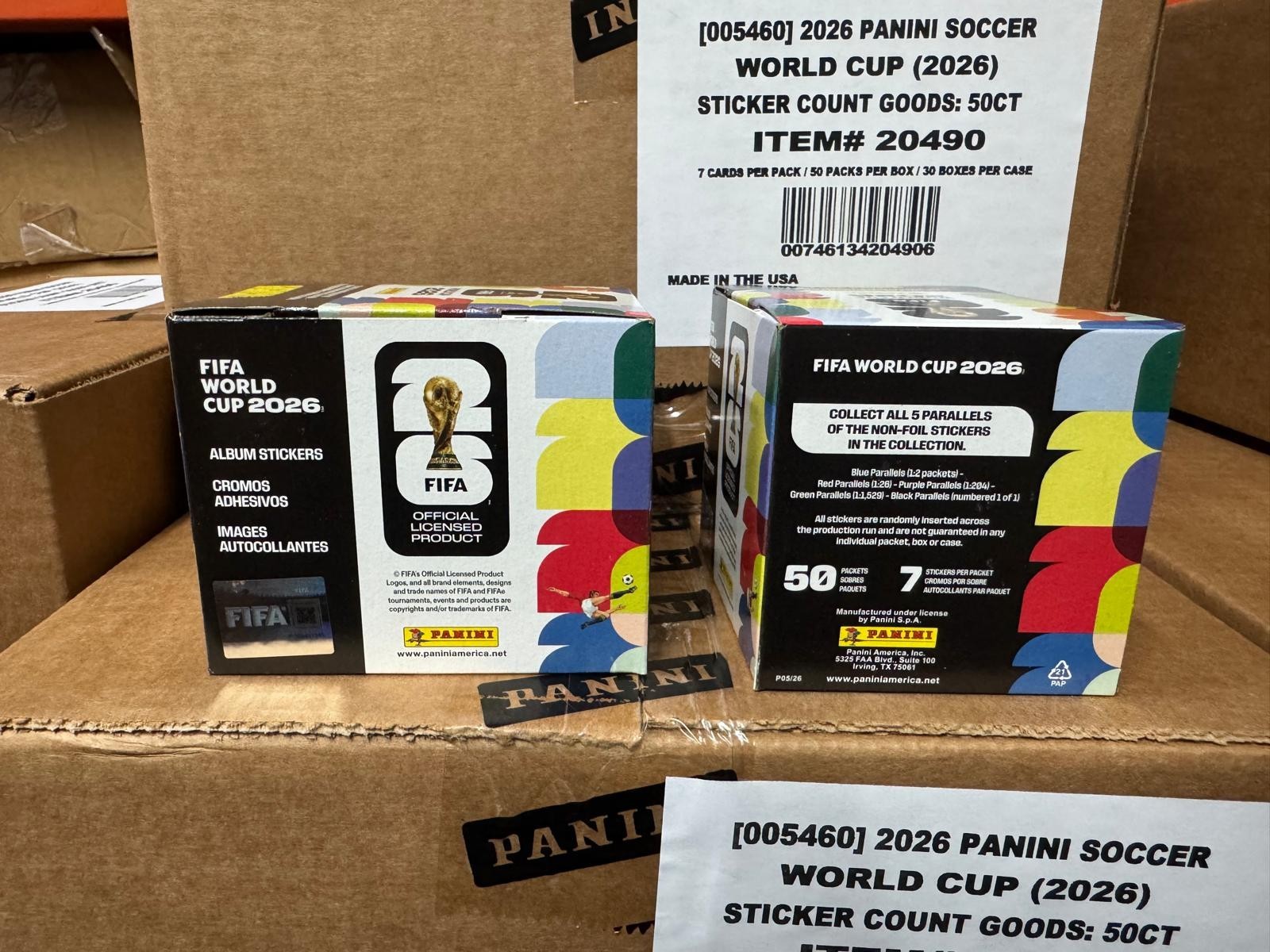 Panini FIFA Copa Mundial 2026 Album Tapa Dura + 3 x Cajas ENVIO MISMO DIA!