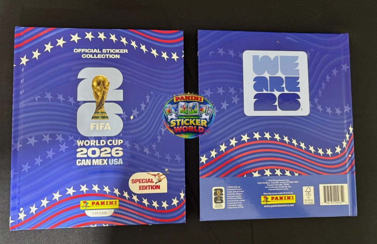 NEW Panini FIFA World Cup 2026 Hardcover Limited Edition sticker album 1 of