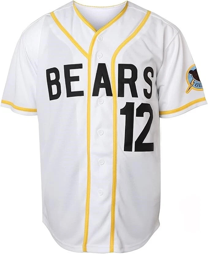 Movie The Bad News Bears #12 Tanner Boyle Baseball Jersey Mens Sewn Custom Name