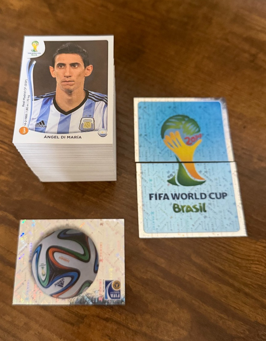 2014 Panini FIFA World Cup Brazil Brasil HUGE LOT OF 220+ Soccer Cards Stickers