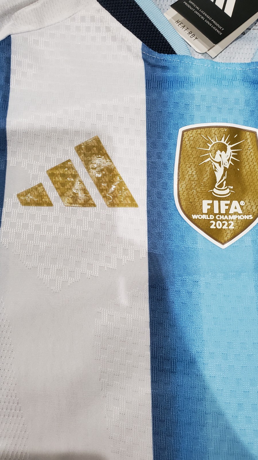 adidas Argentina World Cup 2022 Soccer Jersey size M