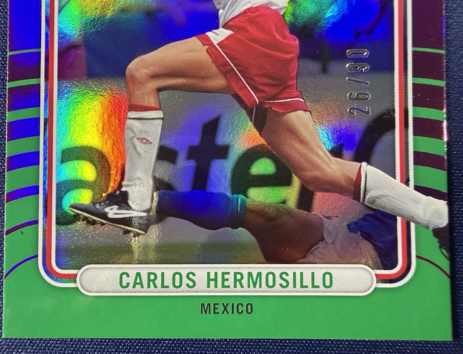 2026 Panini Mexico INTL Limitless Carlos Hermosillo Purple 26/90 No. 17