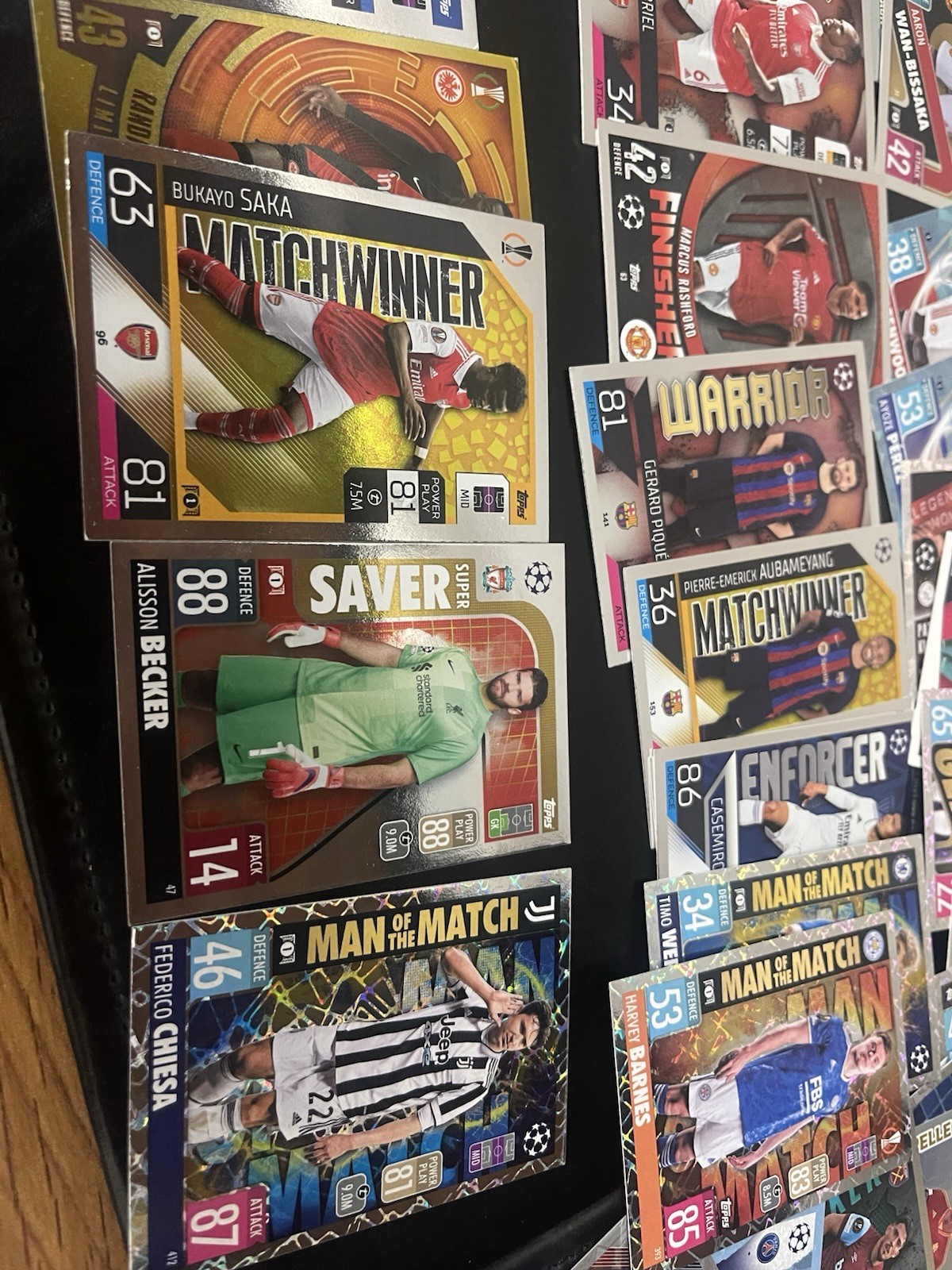 lot Topps 400 Soccer football Cards silver Chrome Gold Europe Messi Halland