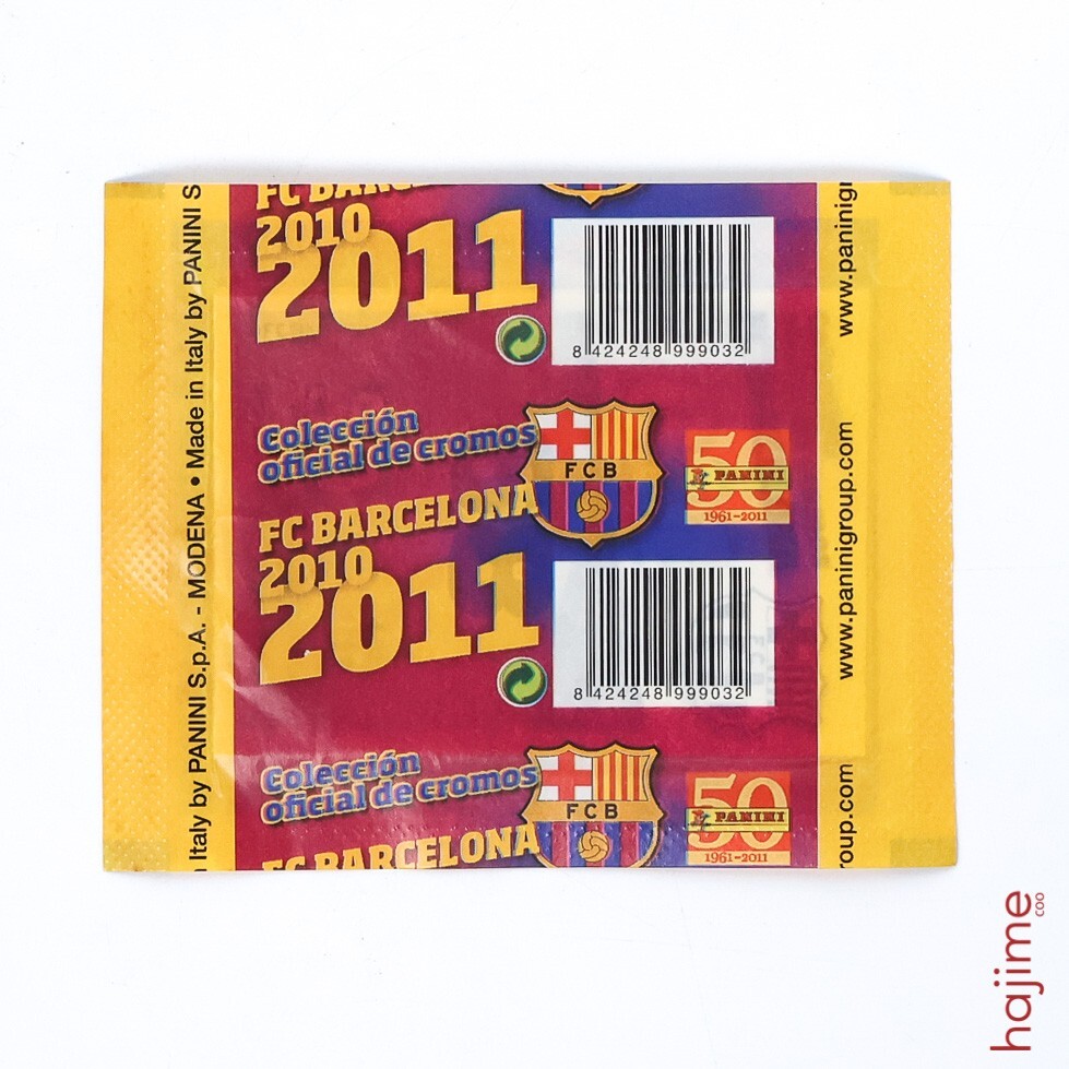 2010-11 Panini FC Barcelona Stickers Sealed Pack (150 Packets)