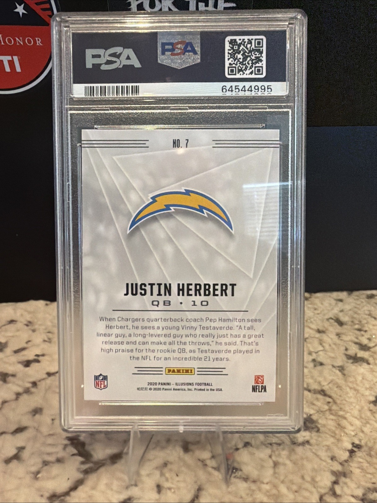2020 Panini Illusions – Justin Herbert #7 Retail (RC)