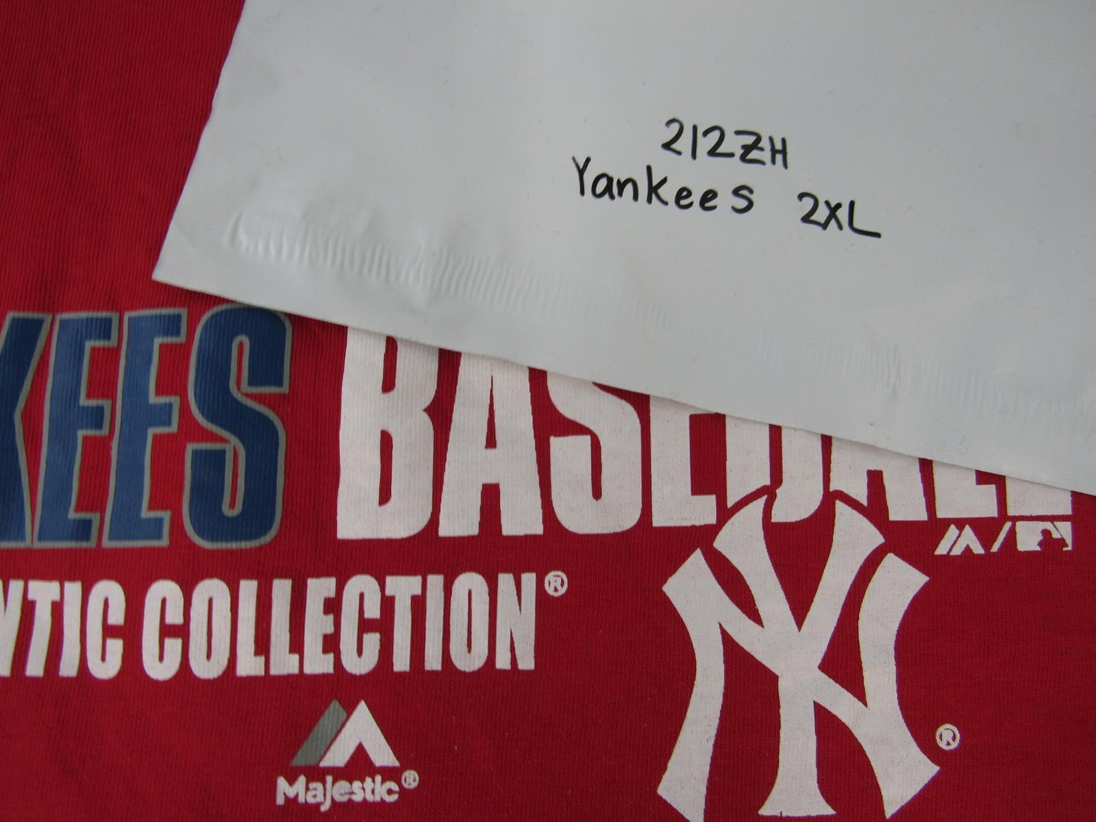 New York Yankees Mens Big & Tall Sizes 2XL-3XL-4XL-6XL Majestic Red Shirt
