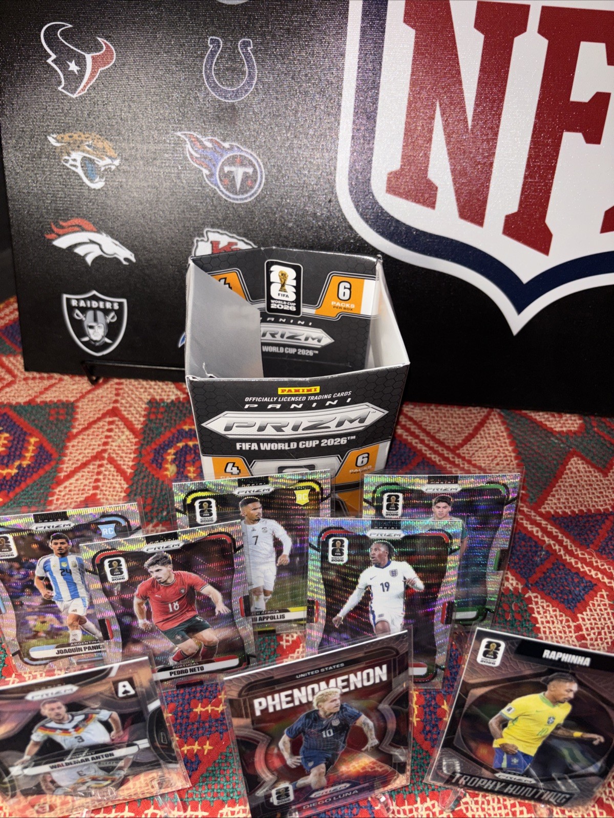 2026 PANINI PRIZM FIFA WORLD CUP SOCCER BLASTER BOX/ Open Box – See Pics. Sale!!