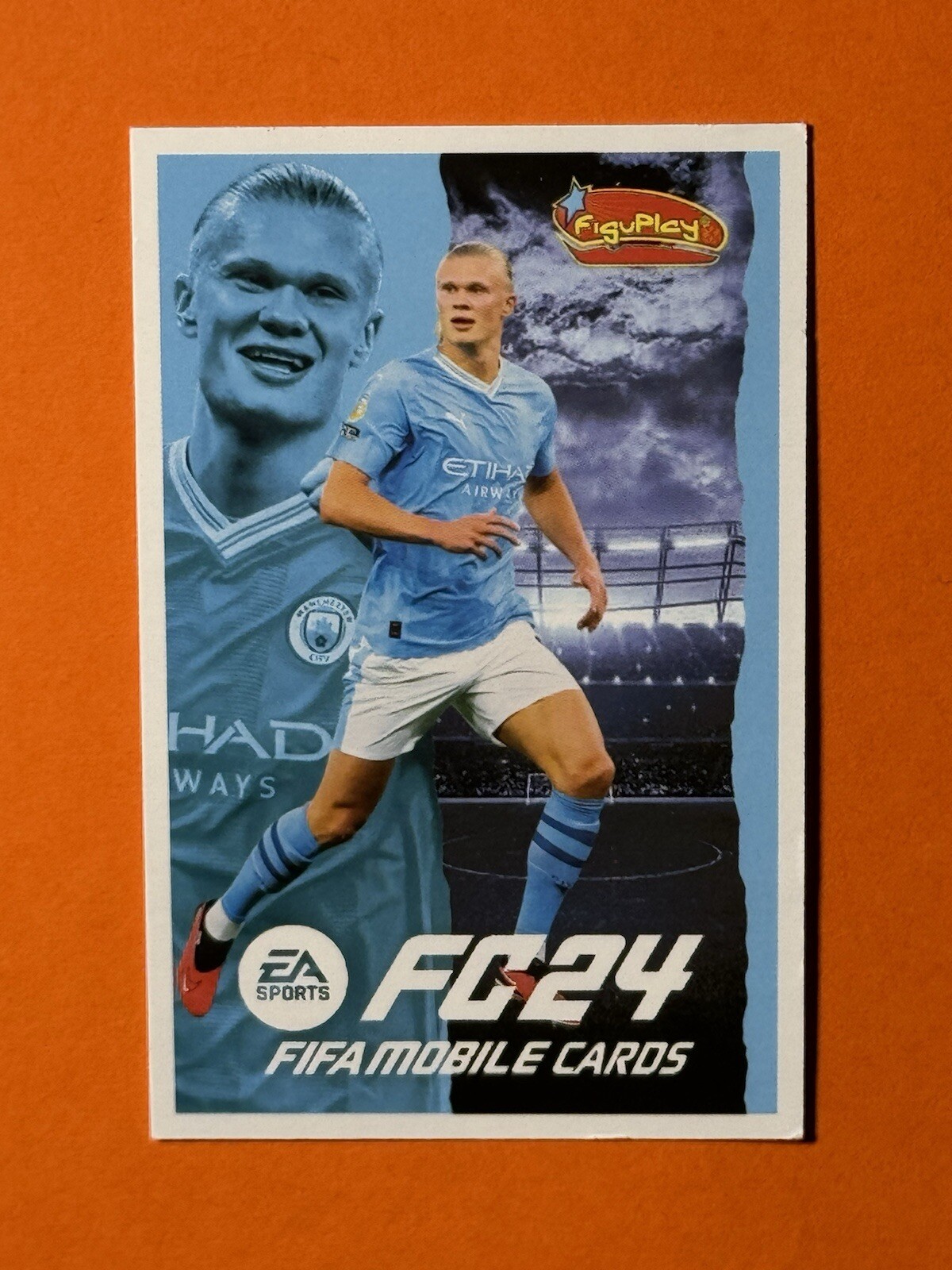 Herling Halland Holo Manchester City FC 24 FIFA Mobile Cards Figuplay