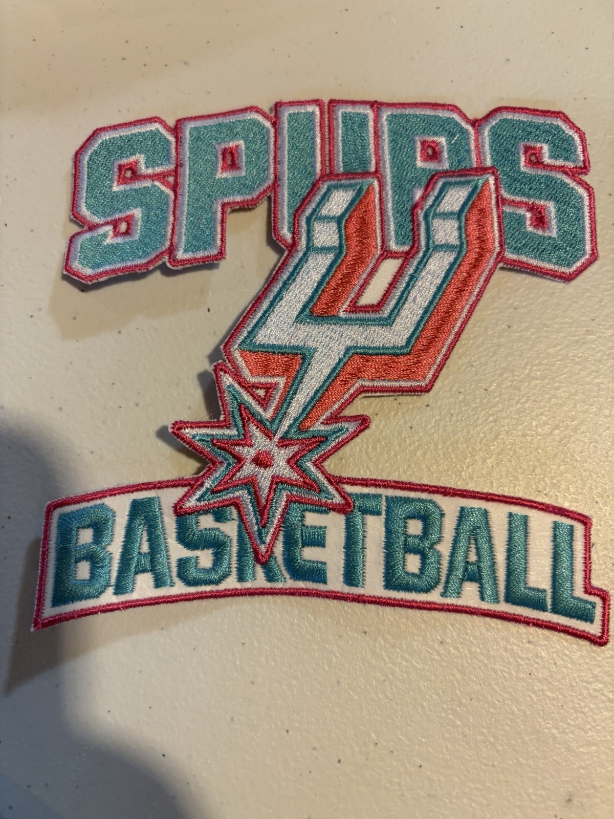 4 1/2 X 4 1/2 San Antonio SPURS Basketball Finalist Embroidered Iron On Patch