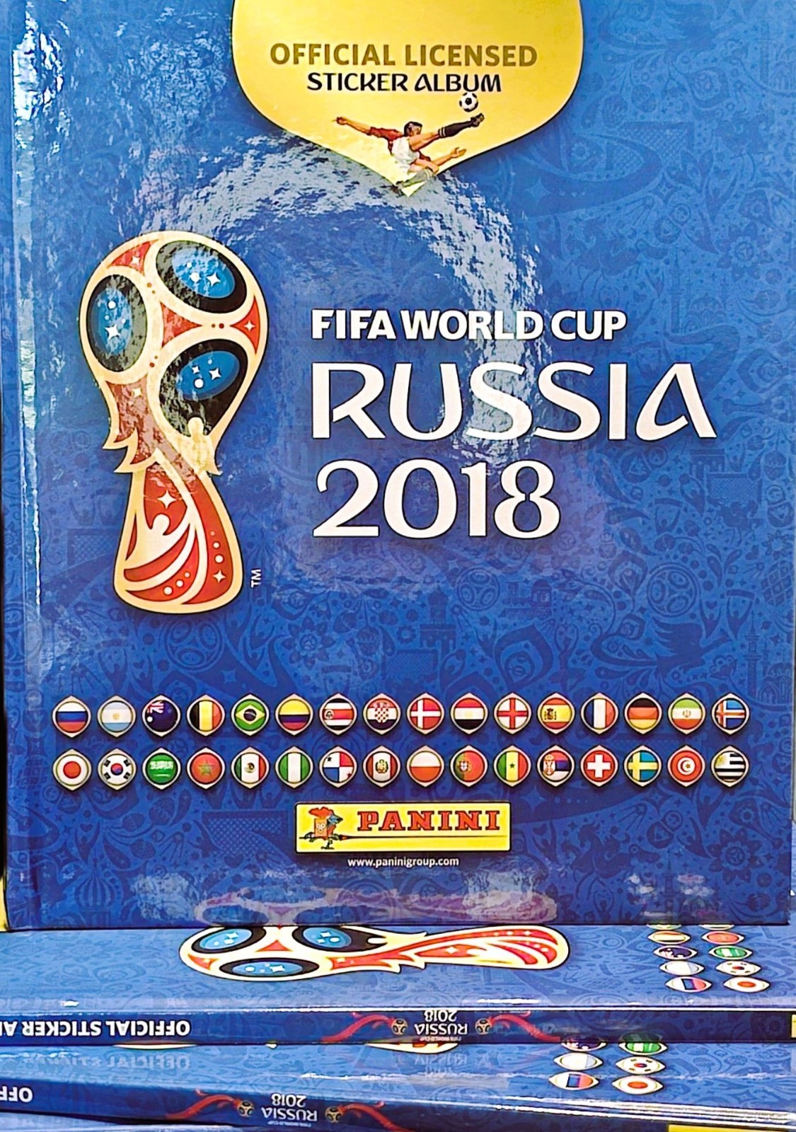 NEW Panini FIFA World Cup Russia 2018 Empty One Album Hard Cover International