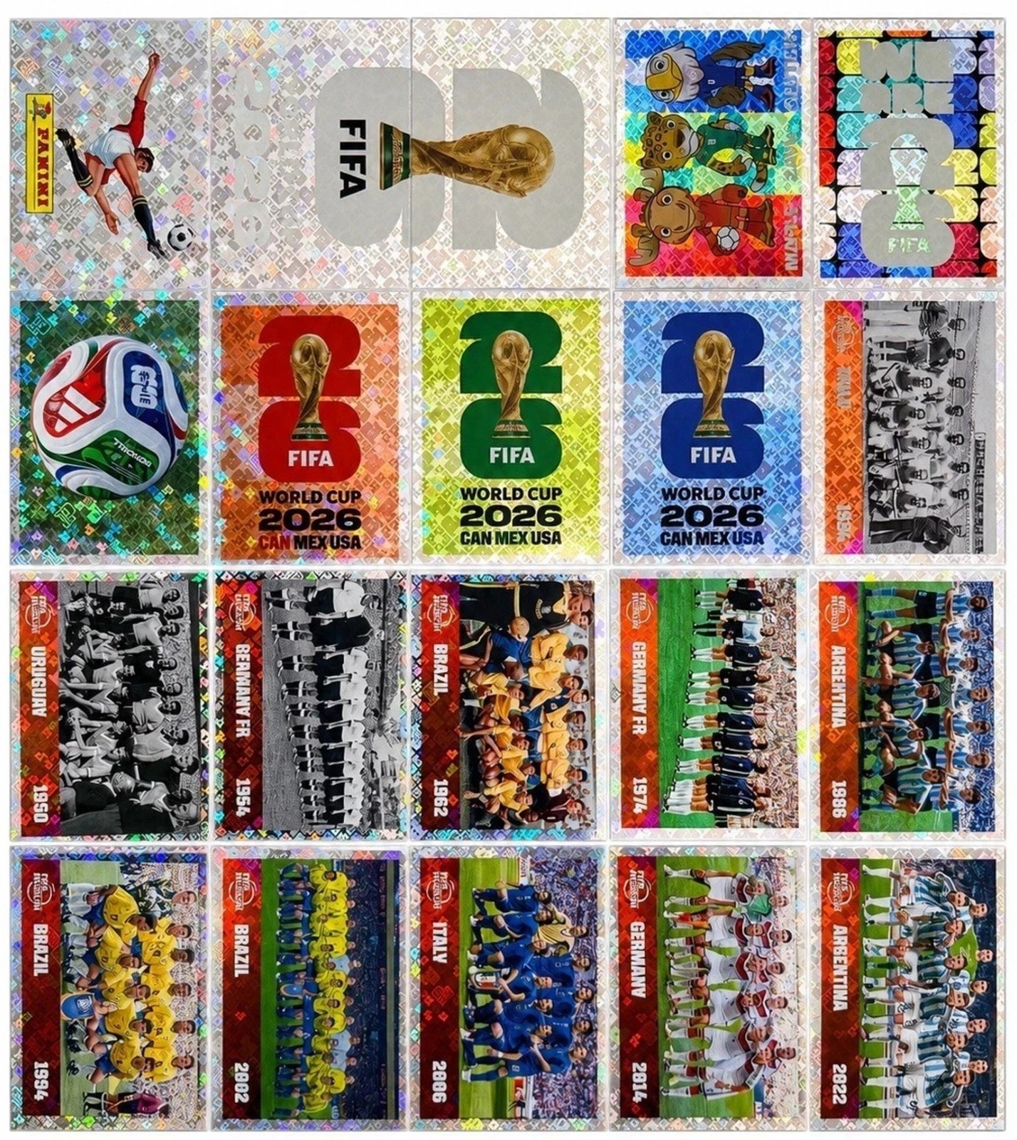 Panini 2026 FIFA World Cup Stickers US Edition Pick Your Sticker #00 – FWC19