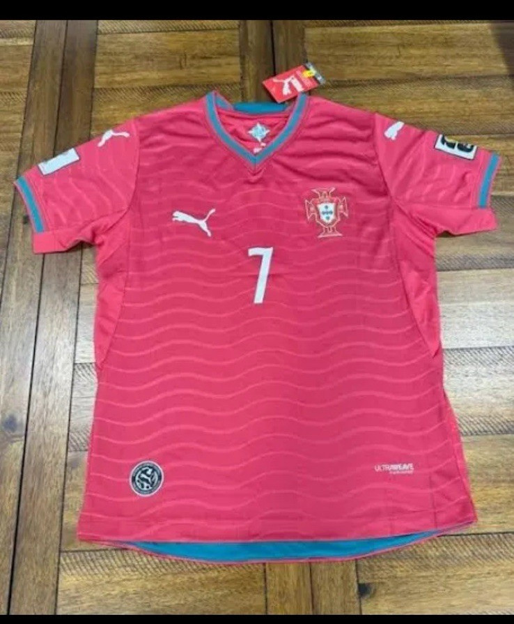 PUMA Portugal National Team #7 Soccer Jersey Shirt Red all sizes