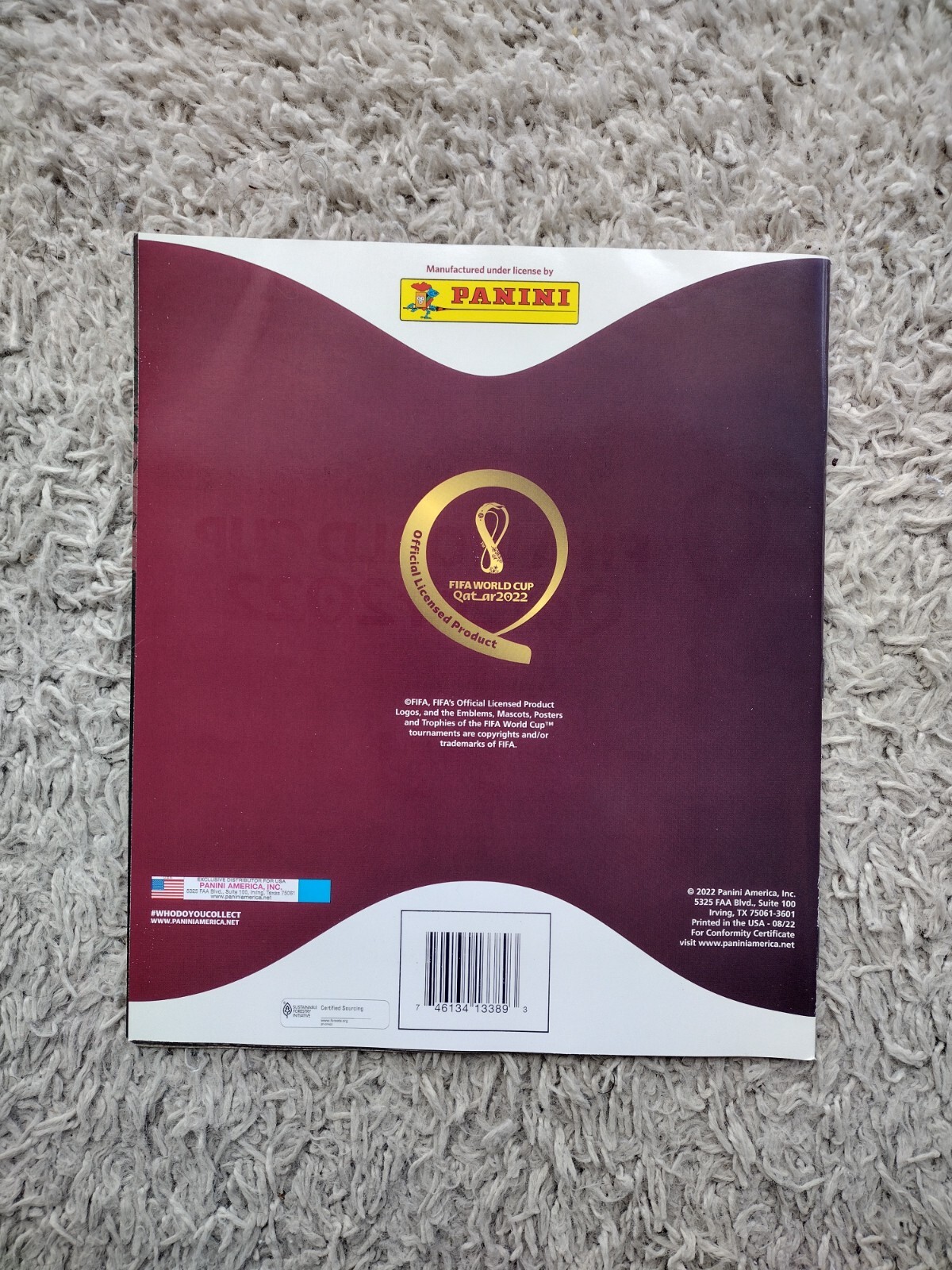 Empty album football FIFA WC World cup QATAR 2022 Panini