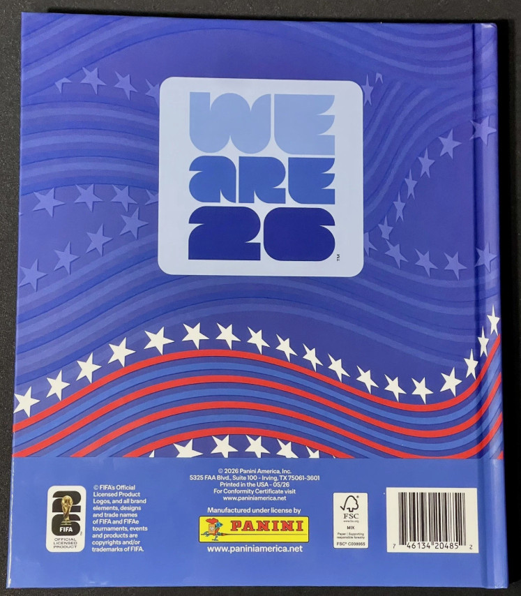 Panini FIFA WorldCup 2026 Official Sticker Exclusive Hard Cover Album NEW