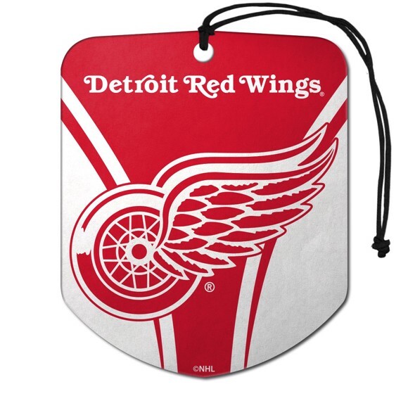 NEW 2pk NHL Detroit Red Wings Team Logo Paper Hanging Car Air Freshener Perfume