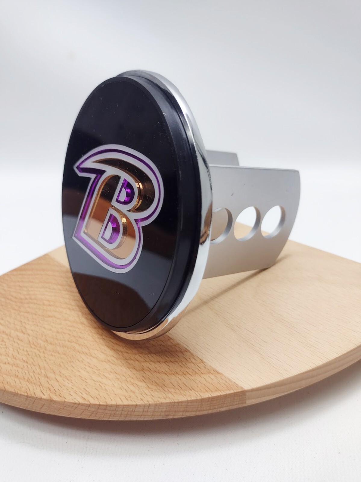 Baltimore Ravens Laser Cut Metal Trailer Hitch Cover – NFL Truck Hitch Cover