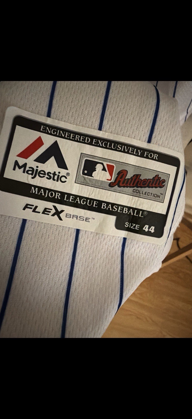 Chicago Cubs Anthony Rizzo44 Majestic Authentic Flex Base Jersey 2016 WS Patch44