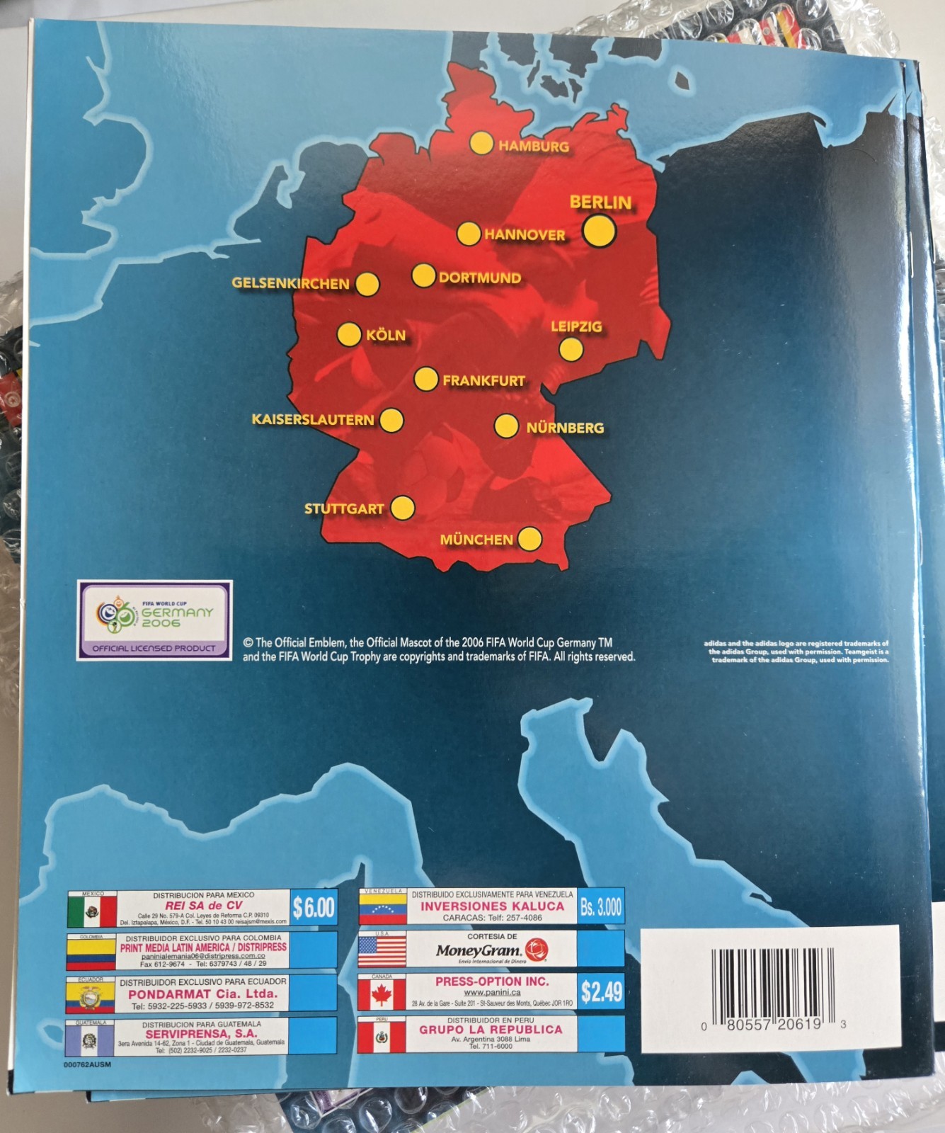 New Panini World Cup Germany 2006 Sticker Album Book Empty WC Stickers