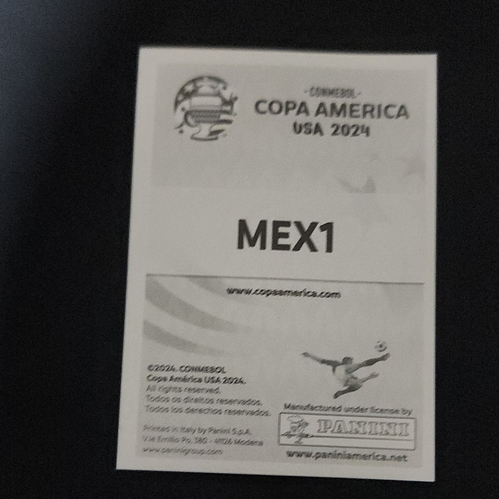Panini Copa America USA 2024 Mexico MEX1 Foil Team Badge Sticker