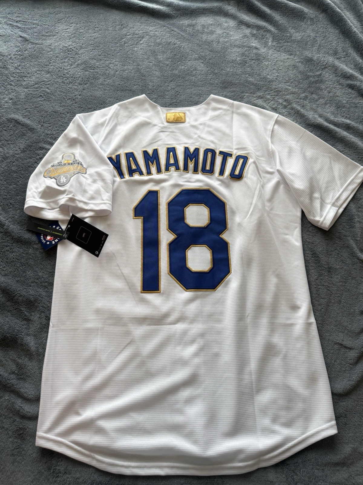 NEW Yoshinobu Yamamoto Dodgers 2025 World Series Jersey! SHIPS SAME DAY!