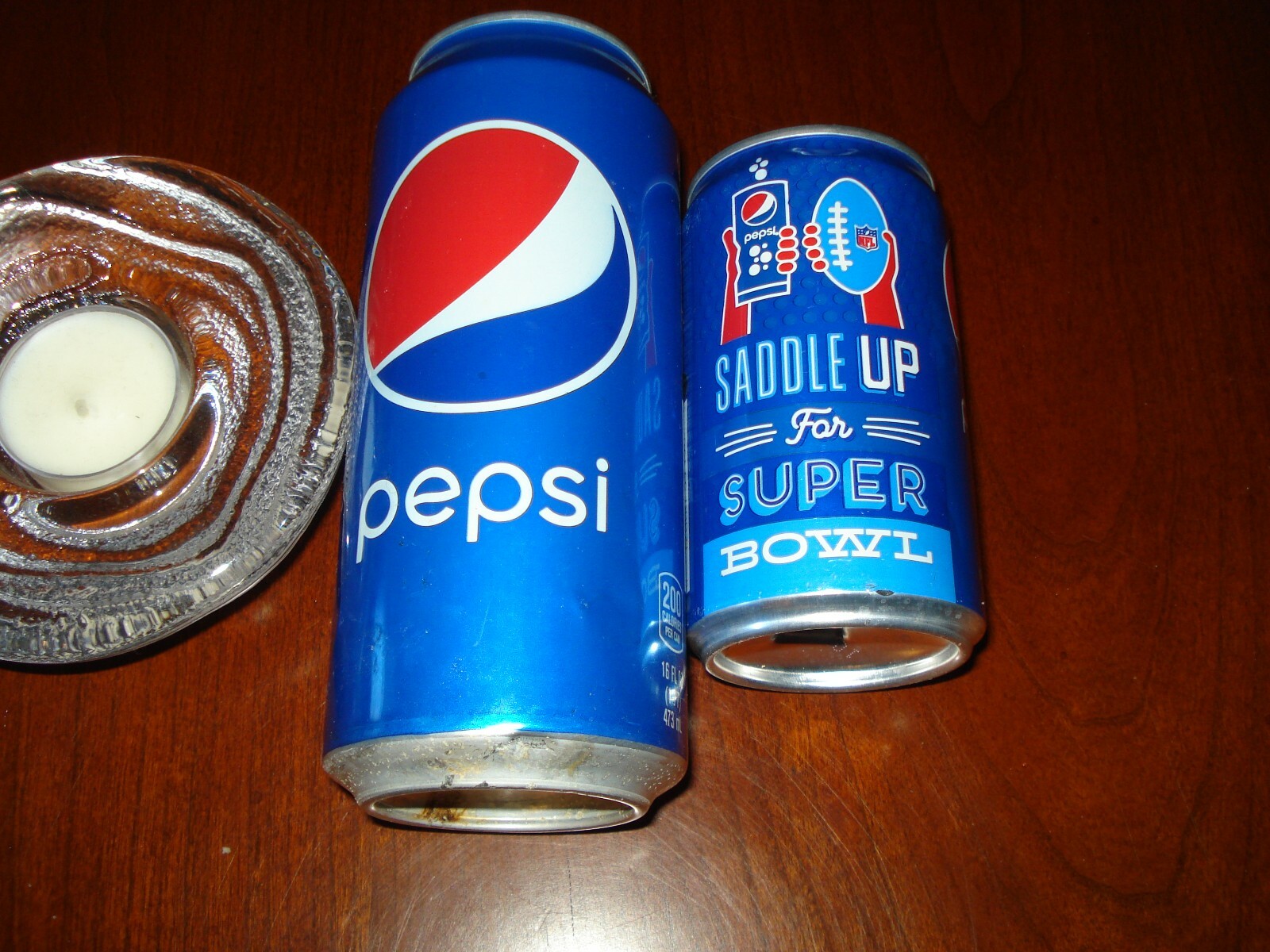 2- Super Bowl LI 2017 New England PATRIOTS PEPSI CANS Empty