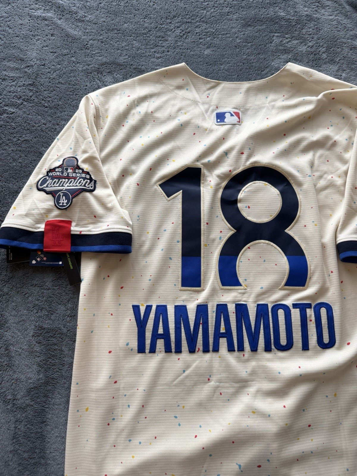 NEW Yoshinobu Yamamoto Dodgers 2025 World Series Jersey! SHIPS SAME DAY!