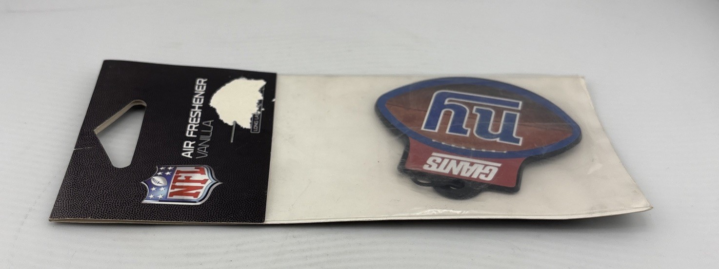 Retro NFL New York Giants Vanilla Air Freshener, 2006. New
