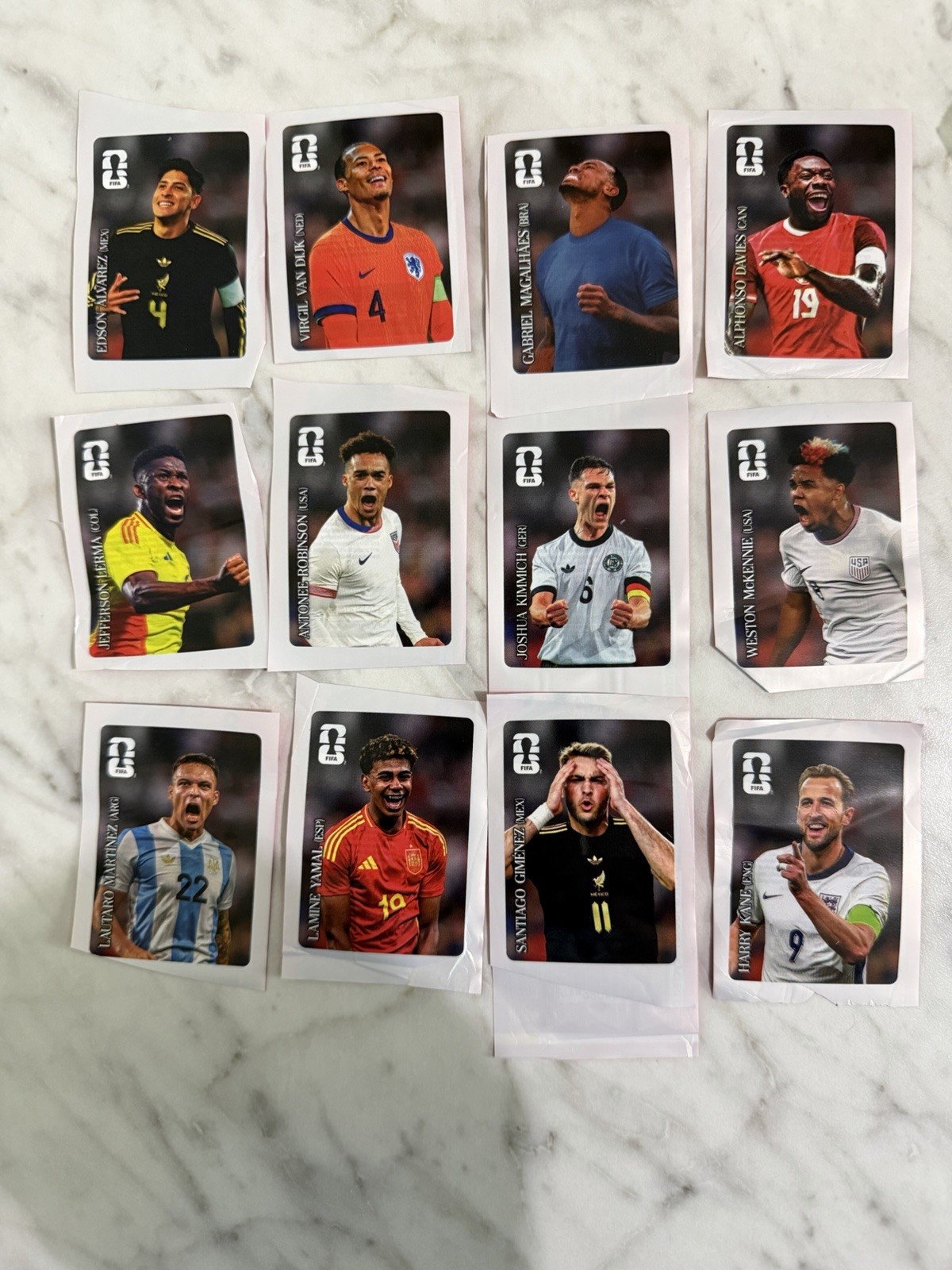 Panini FIFA World Cup 2026 Sticker Coca-Cola Full Set 12 Stickers Version US