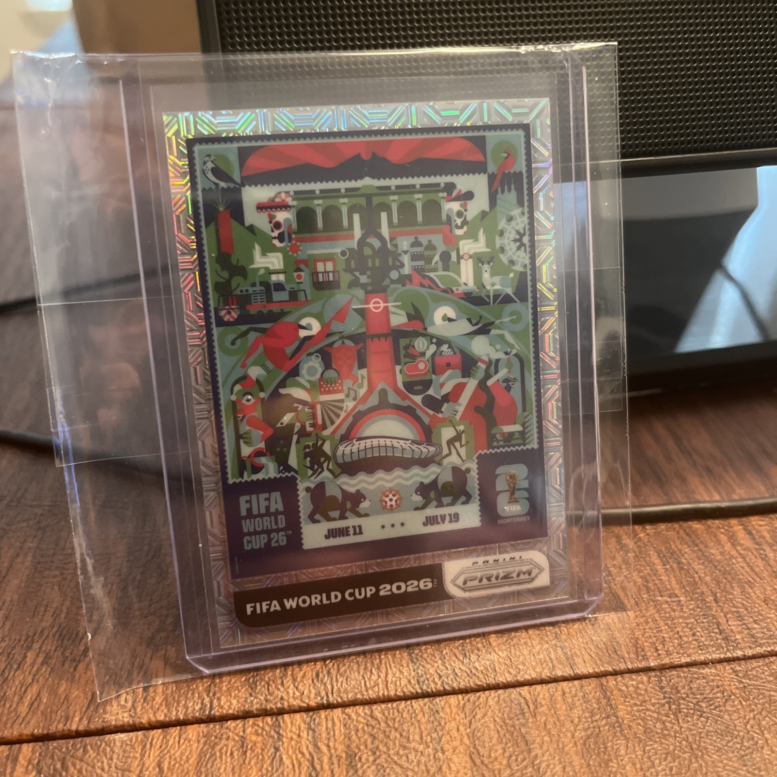 2026 Panini Prizm FIFA World Cup Posters Monterey Mexico CASE HIT SSP MOJO /25