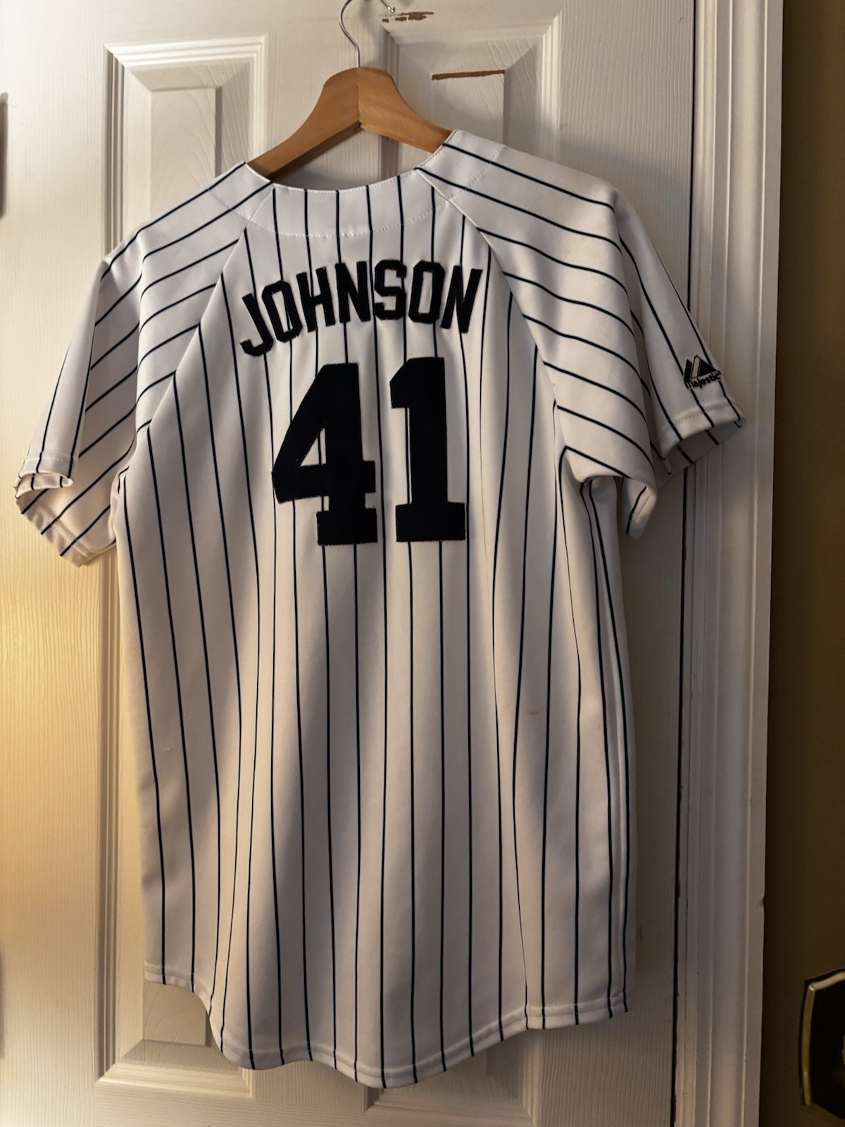 EUC XL Majestic Randy Johnson New York Yankees Jersey