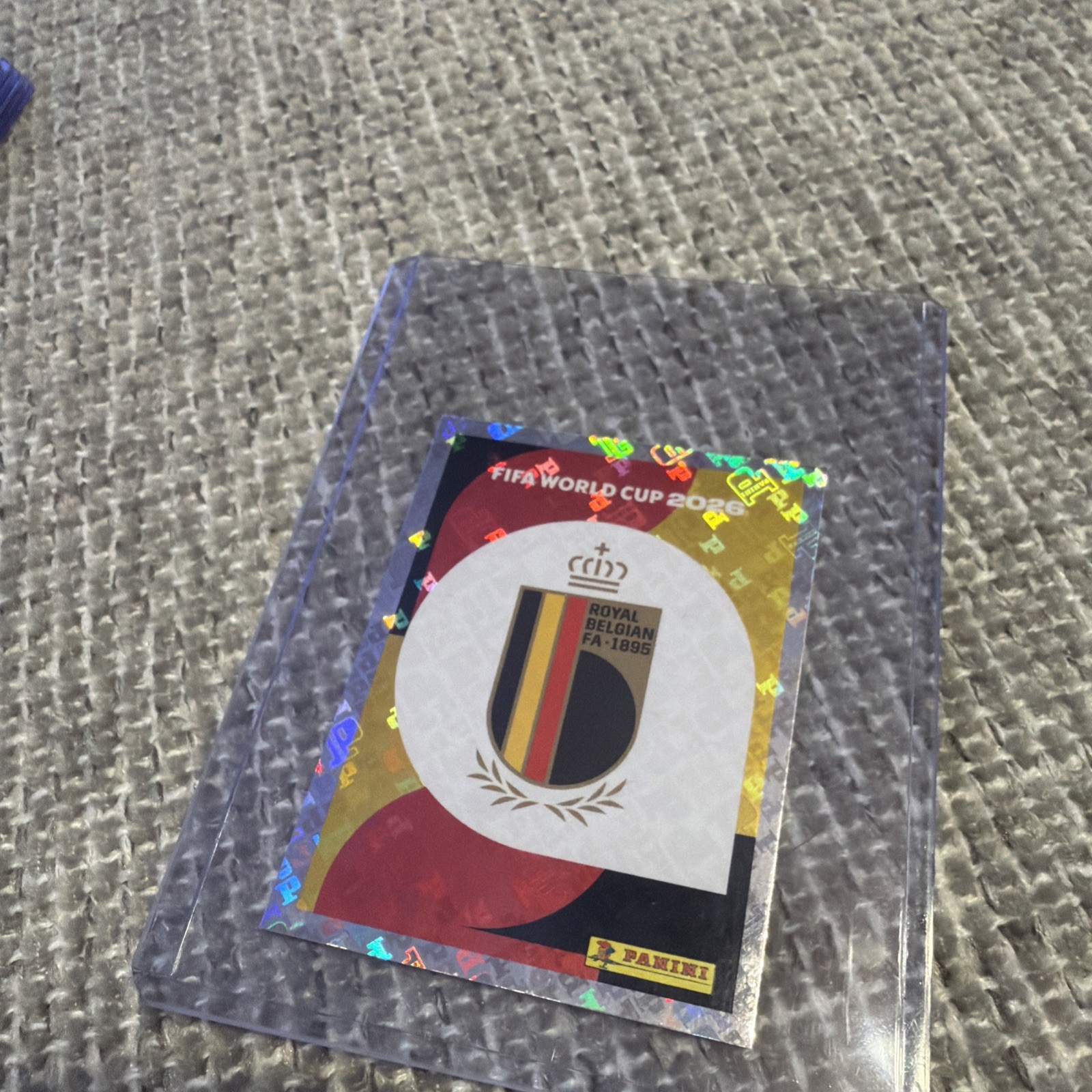 2026 Panini FIFA World Cup Sticker Belgium Team Logo #BEL 1 -US Edition
