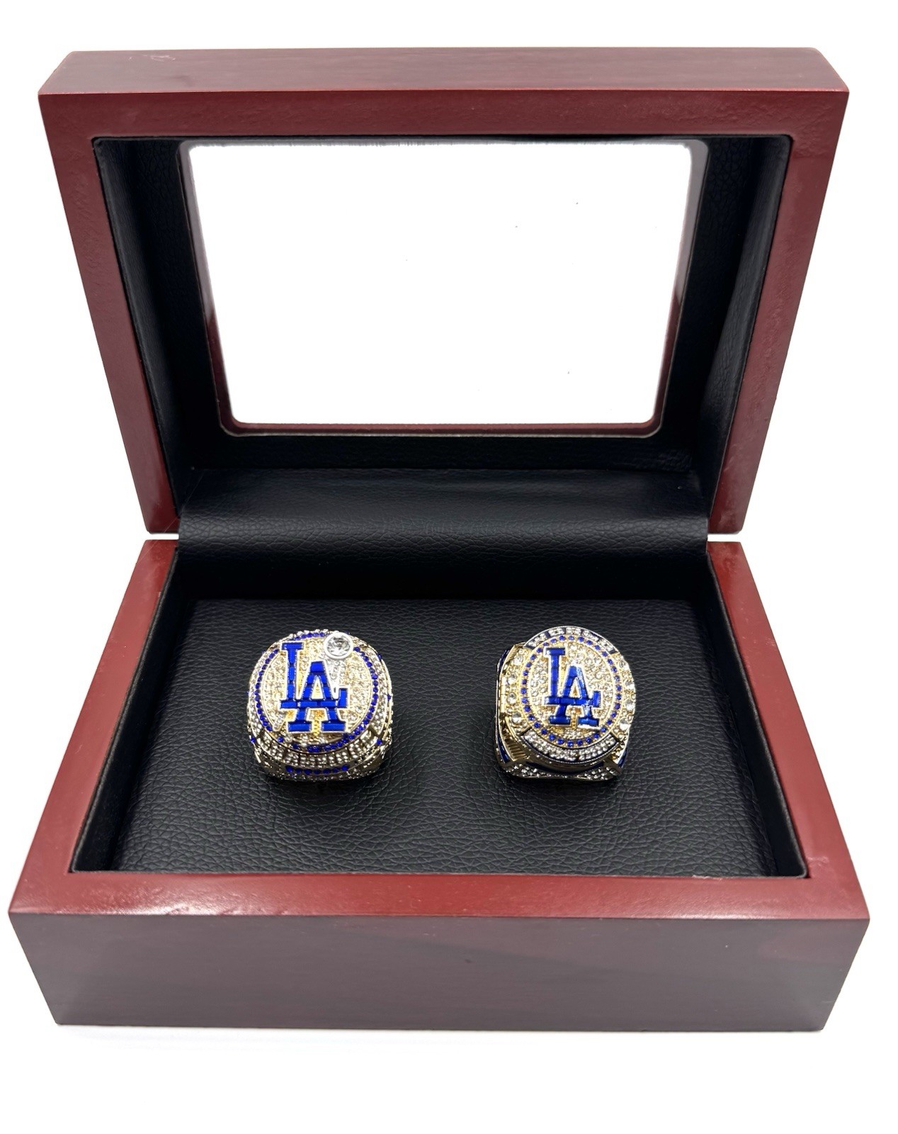 NEW 2024 & 2025 LA DODGERS WORLD SERIES CHAMPIONSHIP RING SET SHOHEI OHTANI CASE