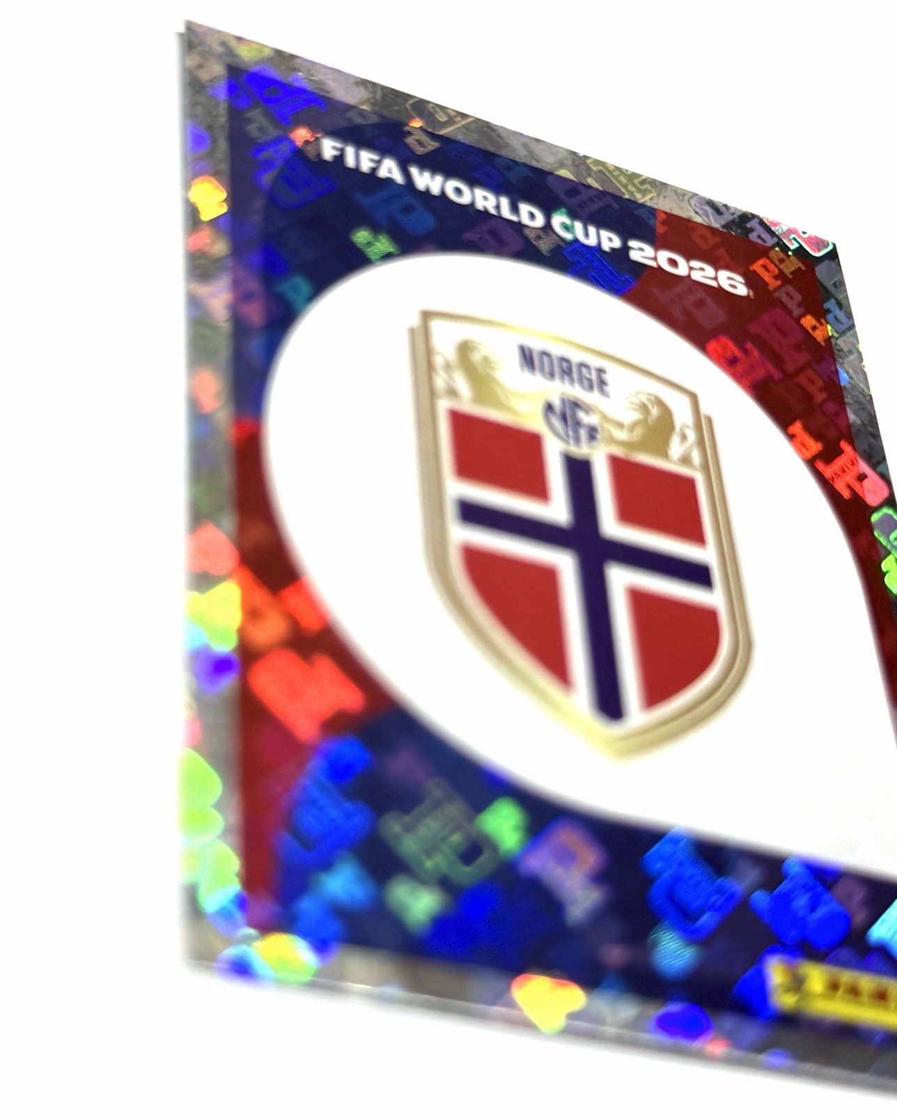 Norway Logo Foil Sticker NOR 1 FIFA World Cup 2026 Panini Holographic Rare