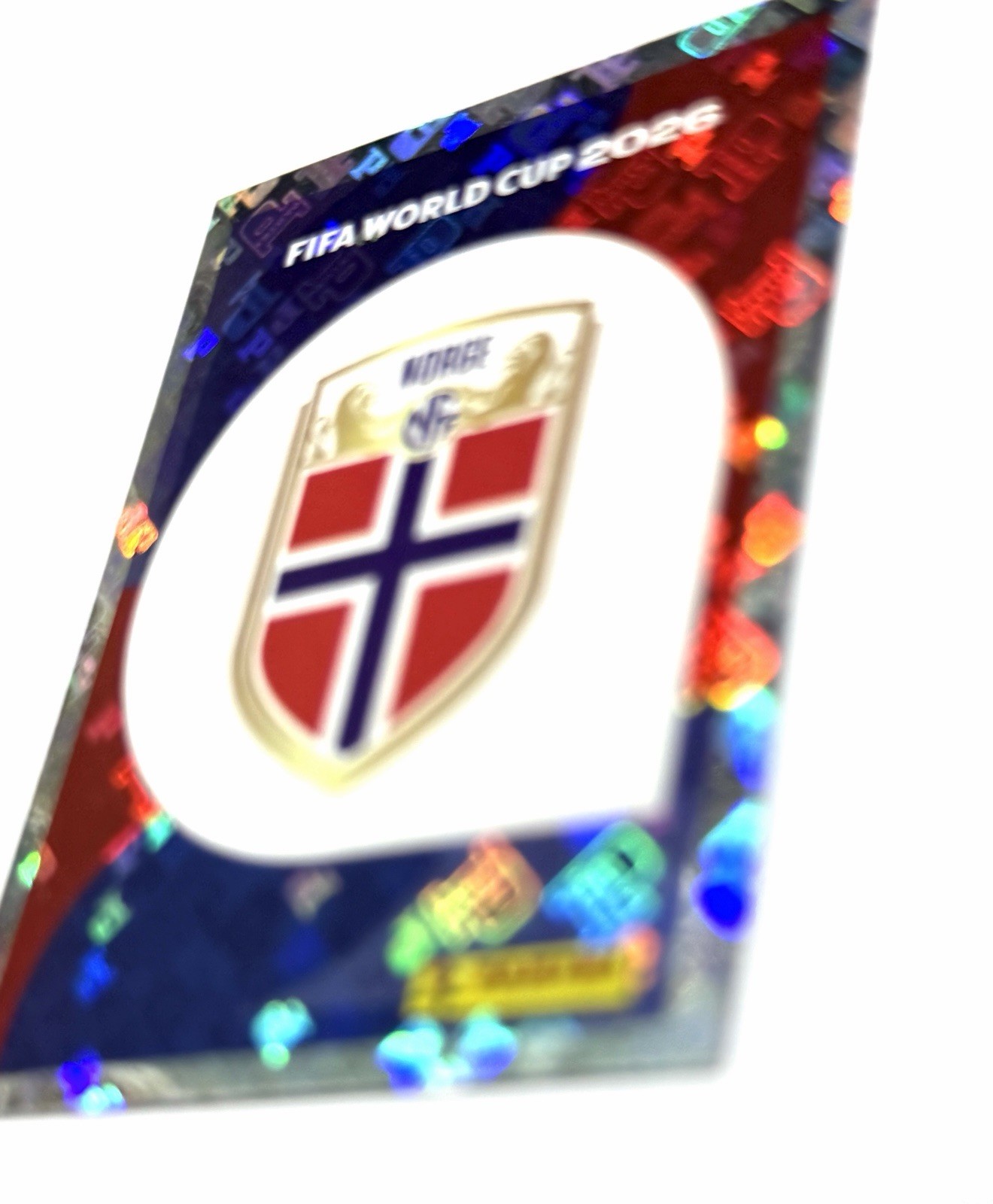 Norway Logo Foil Sticker NOR 1 FIFA World Cup 2026 Panini Holographic Rare