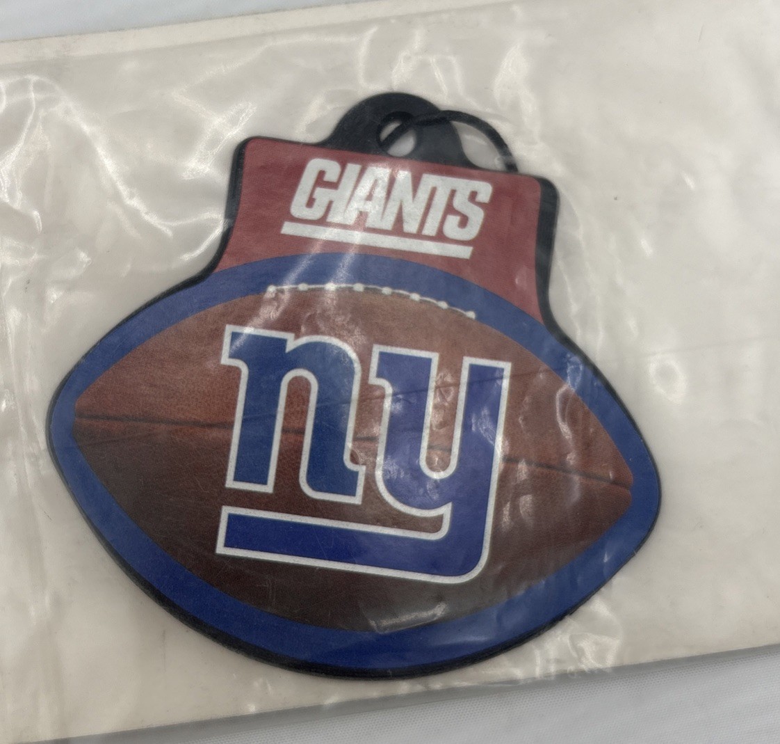 Retro NFL New York Giants Vanilla Air Freshener, 2006. New