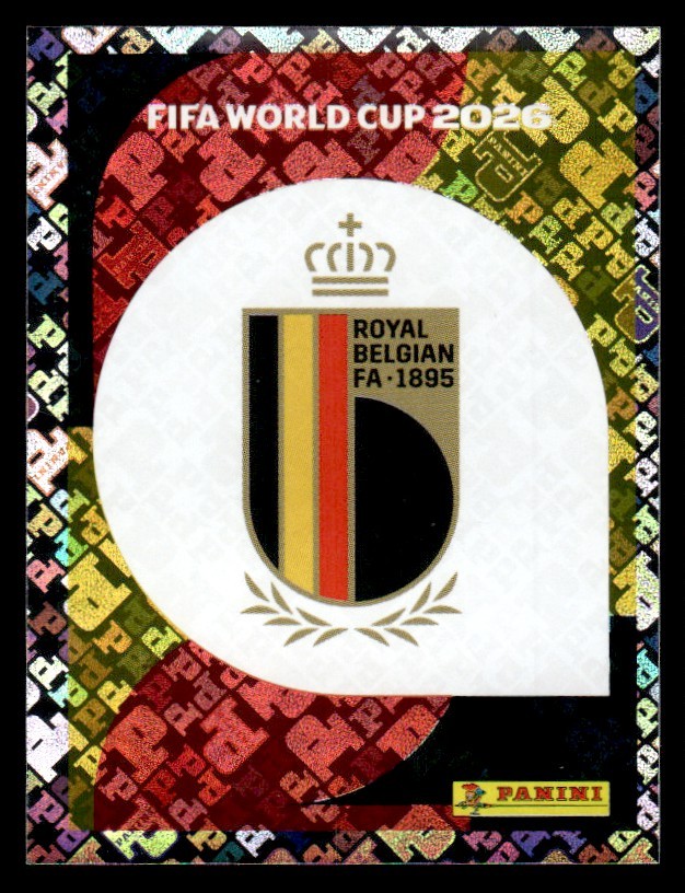 2026 Panini FIFA World Cup Sticker Belgium #BEL 1 Holo Foil