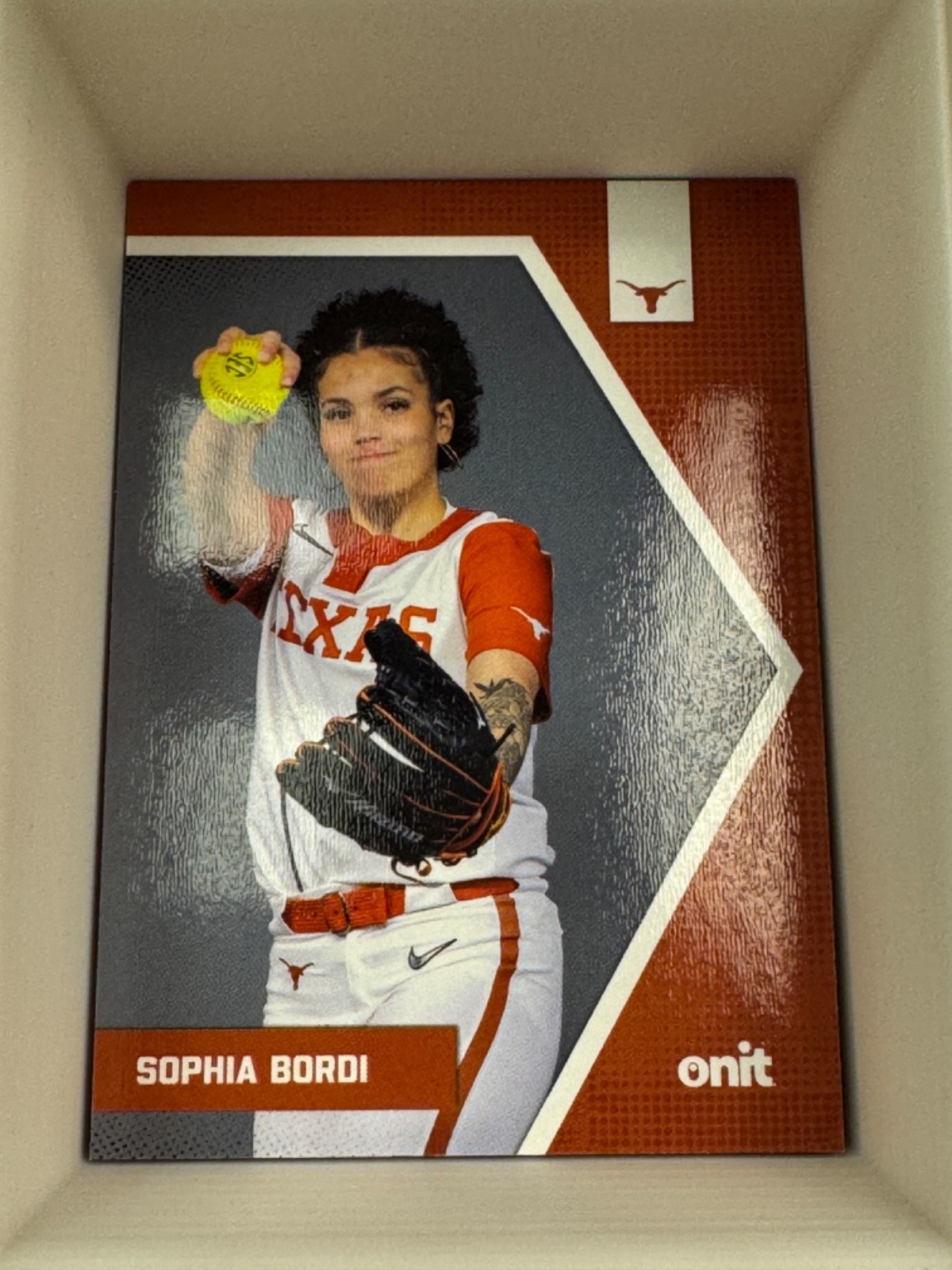2026 Texas Longhorns Softball Onit Trading Card Base, Photo Variation & Insert